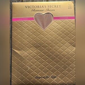 Victoria's Secret 90's Glamour Sheers Silky Sheer Pantyhose Sheers Stockings L